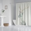 Nordic shower curtain ins digital printing polyester shower curtain waterproof, mildew proof and hole free shower curtain