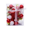 Christmas decorations 3cm set 30 Christmas ball tree top star Gift Box Set Christmas Tree Pendant