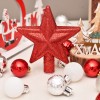 Christmas decorations 3cm set 30 Christmas ball tree top star Gift Box Set Christmas Tree Pendant