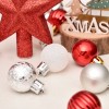 Christmas decorations 3cm set 30 Christmas ball tree top star Gift Box Set Christmas Tree Pendant
