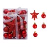 Christmas decorations 3cm set 30 Christmas ball tree top star Gift Box Set Christmas Tree Pendant