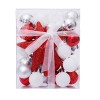Christmas decorations 3cm set 30 Christmas ball tree top star Gift Box Set Christmas Tree Pendant