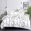 Three piece cotton set American bedding