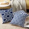 Japanese printed geometric pillow cover office sofa pillow back cushion cover polyester pillow cover