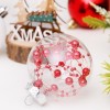 Christmas decorations 6cm / 30pcs red and white transparent ball Christmas Ball Set Christmas Tree Pendant