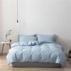 Japanese washed cotton three piece set solid color set Japanese bedding home textile