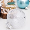 Christmas decorations 6cm / 30pcs blue transparent ball Christmas Ball Set Christmas Tree Pendant