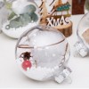Hot Christmas decorations 6cm8cm / 16pcs transparent ball Christmas Ball Set Christmas Tree Pendant