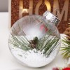 Hot Christmas decorations 6cm8cm / 16pcs transparent ball Christmas Ball Set Christmas Tree Pendant