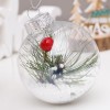 Hot Christmas decorations 6cm8cm / 16pcs transparent ball Christmas Ball Set Christmas Tree Pendant