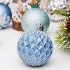 Christmas decorations 6cm / 30pcs blue painted Christmas Ball Set Christmas Tree Pendant