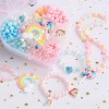 Children's love box diy make handmade beaded cartoon educational toy manufacturer girl wear bead bracelet necklace