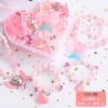 Children's love box diy make handmade beaded cartoon educational toy manufacturer girl wear bead bracelet necklace