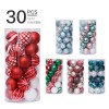 Christmas decorations 6cm / 30pcs special shaped painted Christmas Ball Set Christmas Tree Pendant