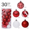 Christmas decorations 6cm / 30pcs special shaped painted Christmas Ball Set Christmas Tree Pendant