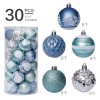 Christmas decorations 6cm / 30pcs special shaped painted Christmas Ball Set Christmas Tree Pendant