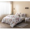 Home textile frosted three piece set American autumn and winter printing set bedding