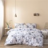 Home textile frosted three piece set American autumn and winter printing set bedding