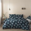 Home textile frosted three piece set American autumn and winter printing set bedding