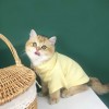 Cat clothes summer clothes thin breathable hair proof ins fashion brand cute English short blue cat dog clothes pet clothes