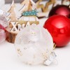 Christmas decorations 6cm / 30pcs red transparent ball Christmas Ball Set Christmas Tree Pendant