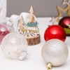 Christmas decorations 6cm / 30pcs red transparent ball Christmas Ball Set Christmas Tree Pendant