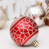 Christmas decorations 6cm / 30pcs red and gold painted Christmas Ball Set Christmas Tree Pendant
