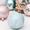 Christmas decorations 6cm / 30pcs rose gold painted Christmas Ball Set Christmas Tree Pendant