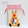 Christmas decorations linen three-dimensional Embroidered Handbag children's gift bag candy bag storage bag