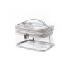 Tommill transparent waterproof cosmetic bag travel portable dry wet separation wash bag simple bath storage bag
