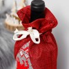 Christmas decorations Rudolph wine bottle set three-dimensional old man wine bottle bag beard red wine bag gift
