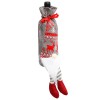 Christmas decorations Rudolph wine bottle set three-dimensional old man wine bottle bag beard red wine bag gift