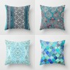 Home by pillow case name family style Moroccan Bohemian Mandala holding pillow case