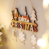 Christmas decorations creative Christmas pendant Home Restaurant Christmas wooden crafts door hanging Christmas gifts