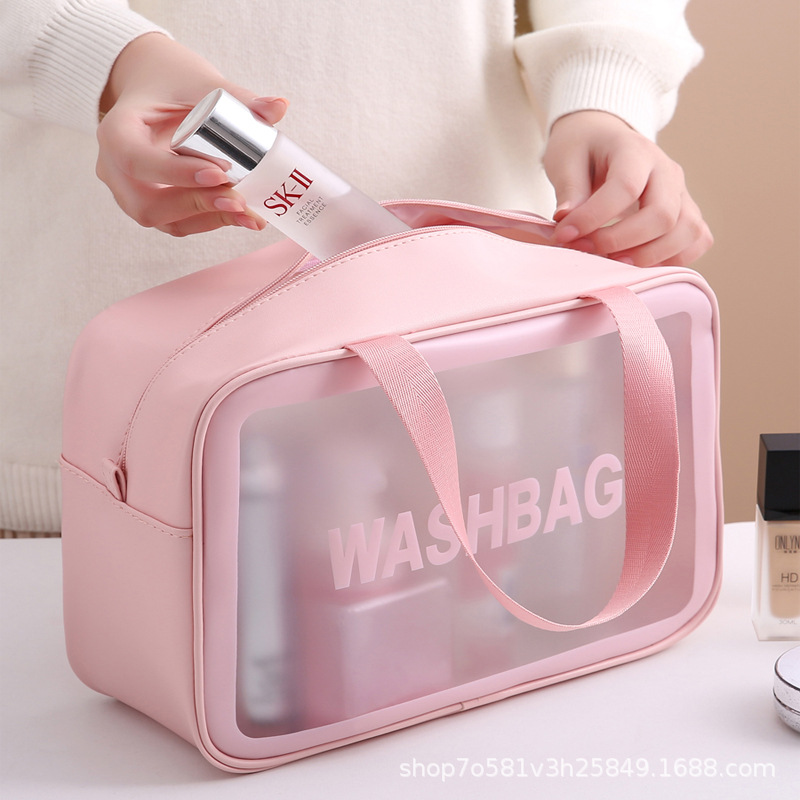 Transparent cosmetic bag simple portable cosmetic storage bag cosmetic storage bag travel storage cosmetic bag