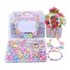 24 grid children's beaded acrylic beads children's creative early education educational toys parent-child diy handmade material package