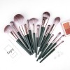 14 green cloud makeup brush sets first saw a series of loose powder brushes, eye shadow brushes, Cangzhou soft hair cosmetic tools.
