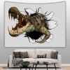 Dinosaur tapestry hanging cloth ins wind home decoration cloth live broadcast background cloth bedroom living room wall hanging