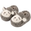 Cute baby home children's cotton shoes, non-slip warm children's shoes, casual cartoon baby fur slippers