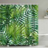 Shower curtain tropical plant shower curtain shower curtain Polyester Waterproof Shower Curtain no punching