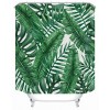 Shower curtain tropical plant shower curtain shower curtain Polyester Waterproof Shower Curtain no punching