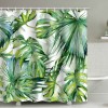 Shower curtain tropical plant shower curtain shower curtain Polyester Waterproof Shower Curtain no punching