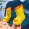 Children rain boots cartoon cute rain boots three-dimensional non-slip children rain boots yellow duck dinosaur baby rain boots