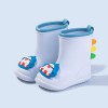 Children rain boots cartoon cute rain boots three-dimensional non-slip children rain boots yellow duck dinosaur baby rain boots