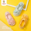 Children's cotton slippers 1-4 years old cute girls autumn and winter indoor slippers non-slip soft bottom indoor home