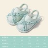 Children's cotton slippers 1-4 years old cute girls autumn and winter indoor slippers non-slip soft bottom indoor home