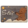 Cartoon bathroom non slip floor mat household flocking water absorption toilet floor mat living room bedroom door mat