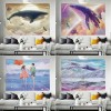 Cartoon background cloth ins tapestry lovely bedroom live photo tapestry can be customized according to the drawing