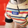 Dog clothes autumn clothes small and medium-sized dog striped sweater Teddy Chenery bomecokey cat summer thin