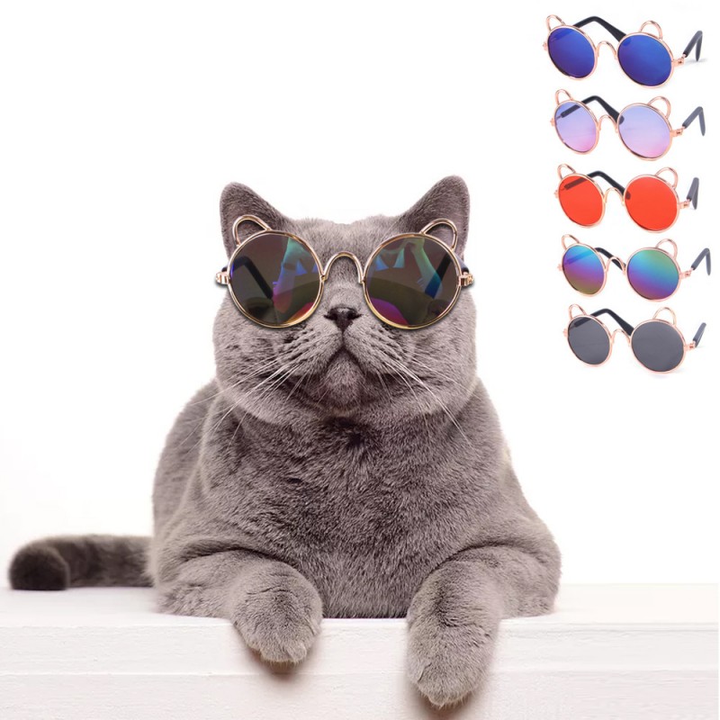 Direct selling cat cute modeling Sunglasses dog Teddy Sunglasses personality funny pet accessories cat glasses